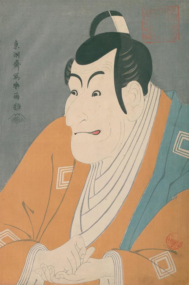 東洲斎写楽 画「五代目市川團十郎」